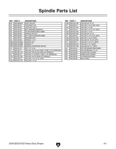 Part Diagram for G5913Z