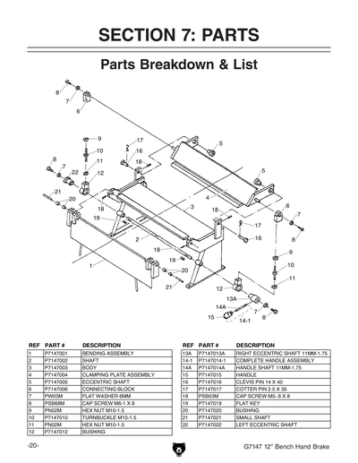 Part Diagram for G7147