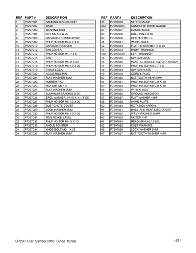 Part Diagram for G7297