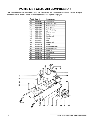 Part Diagram for G8297