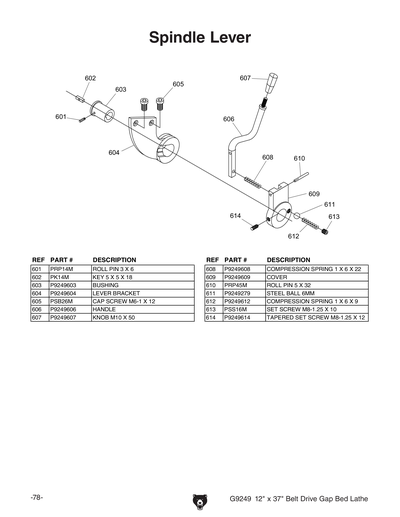 Part Diagram for G9249