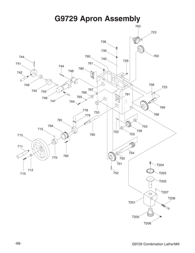 Part Diagram for G9729