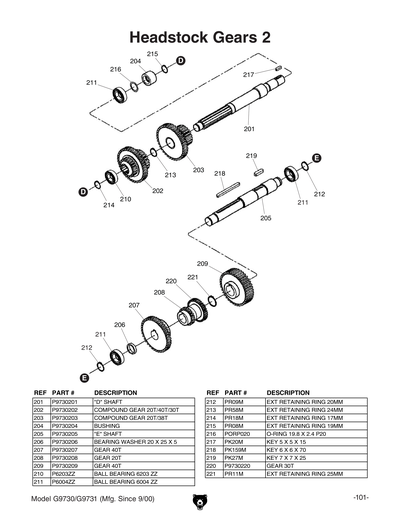 Part Diagram for G9730
