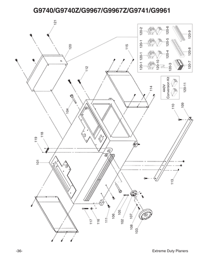 Part Diagram for G9740