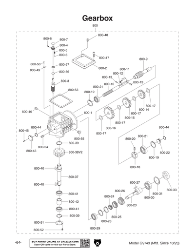 Parts for G9743 7