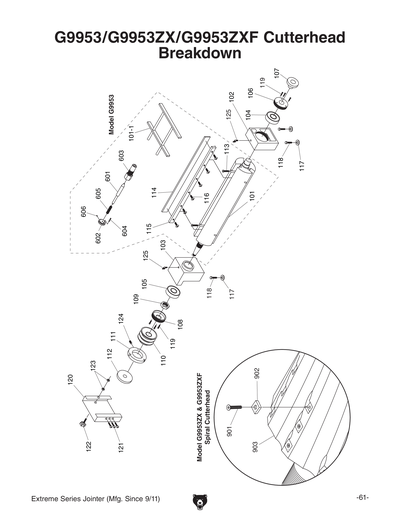 Part Diagram for G9953