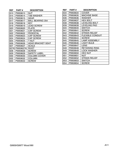 Part Diagram for G9959