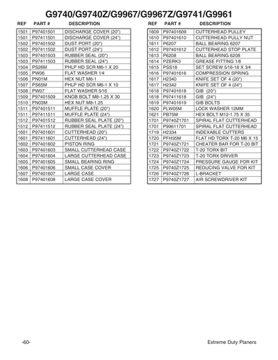 Part Diagram for G9967