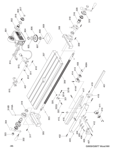Part Diagram for G9977