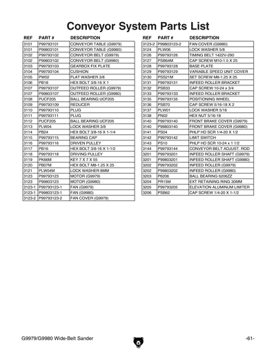 Part Diagram for G9979