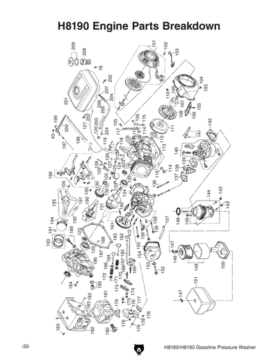 Part Diagram for H8190