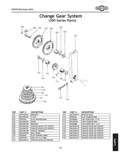 Part Diagram for M1049