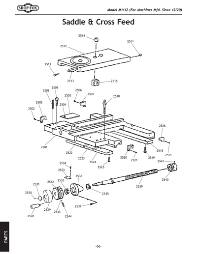 Part Diagram for M1112
