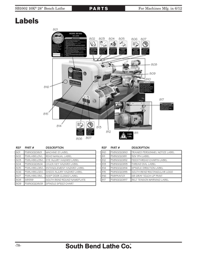 Part Diagram for SB1002