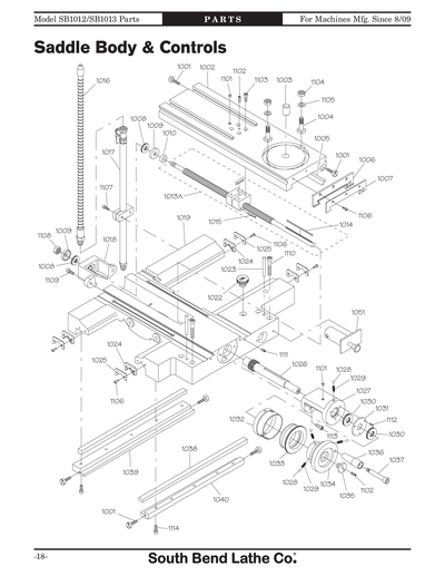 Part Diagram for SB1013F