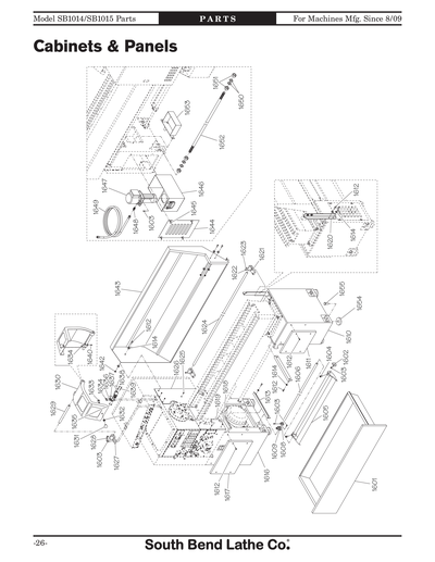 Part Diagram for SB1015