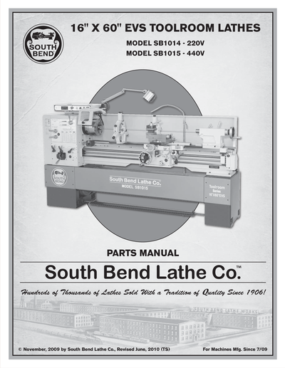 Part Diagram for SB1015F