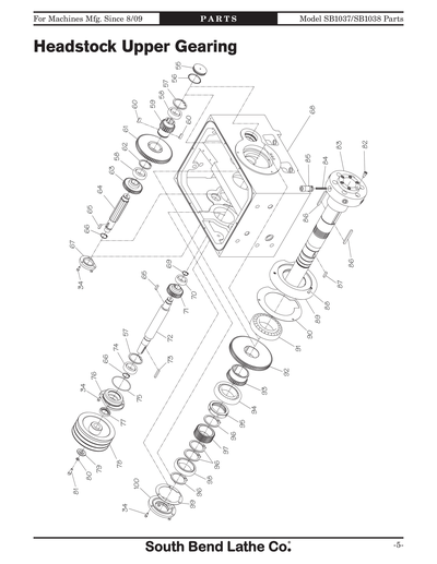 Part Diagram for SB1038F