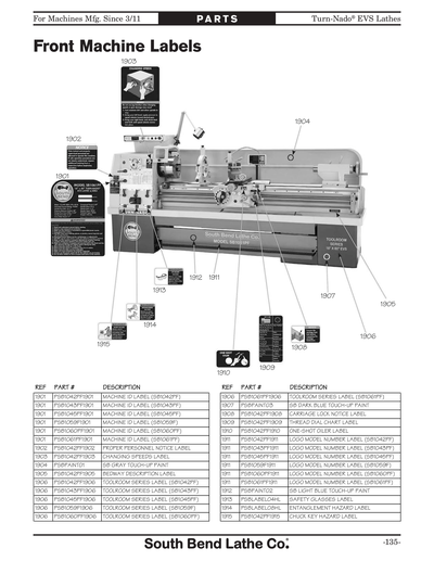 Part Diagram for SB1043PF