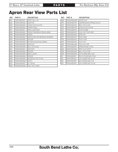 Part Diagram for SB1049F