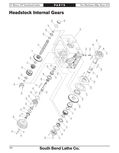Part Diagram for SB1050