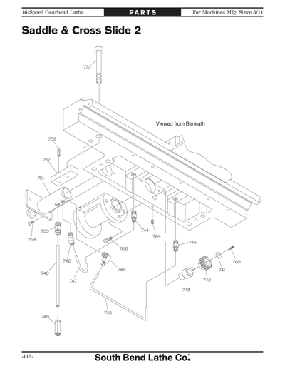 Part Diagram for SB1054F