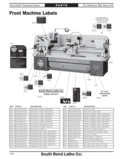 Part Diagram for SB1058F