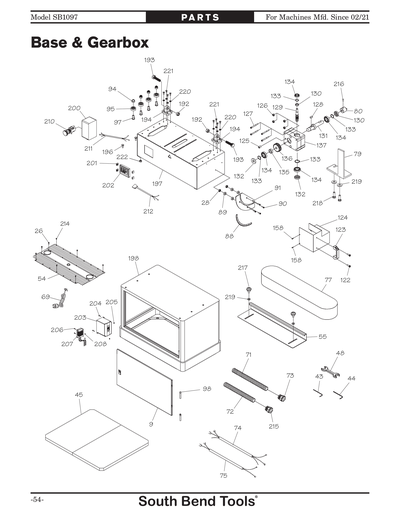 Part Diagram for SB1097
