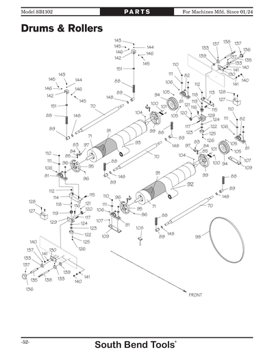 Part Diagram for SB1102