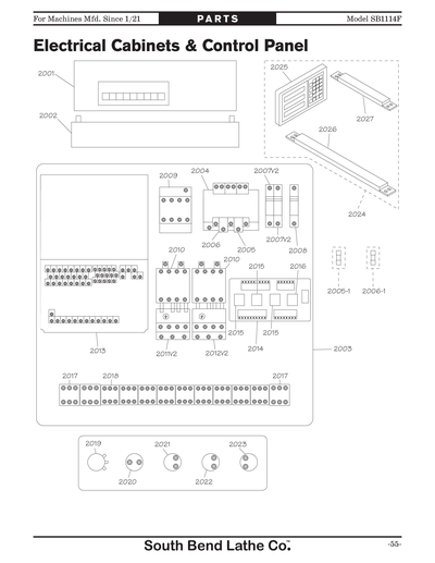 Part Diagram for SB1114F