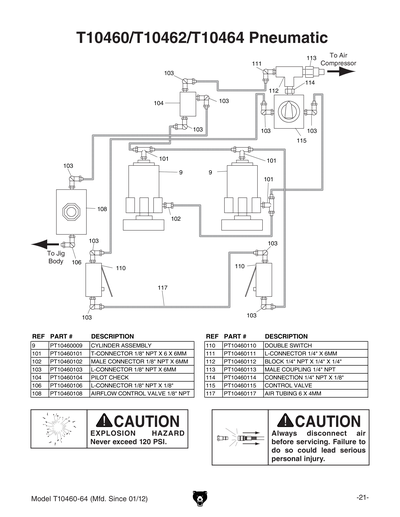 Part Diagram for T10462