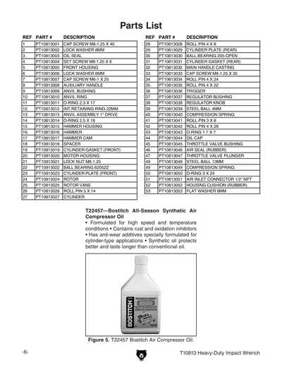 Part Diagram for T10813