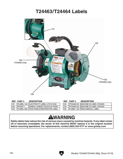 Part Diagram for T24463
