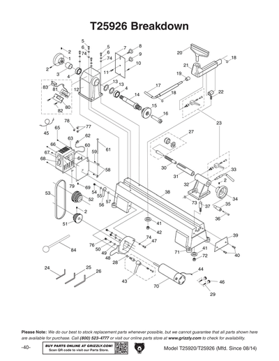Part Diagram for T25926