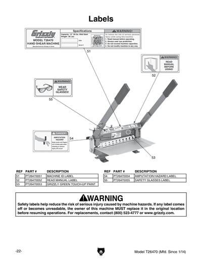 Part Diagram for T26470