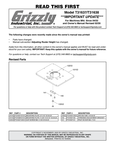 Part Diagram for T31638
