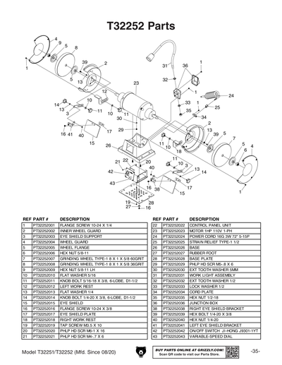 Part Diagram for T32251