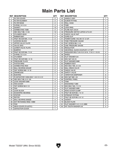 Part Diagram for T32337
