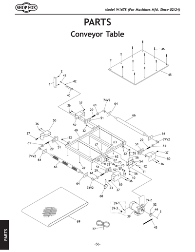 Part Diagram for W1678