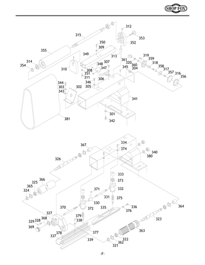 Parts for W1689 5 HP 15