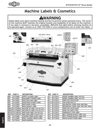 Part Diagram for W1773