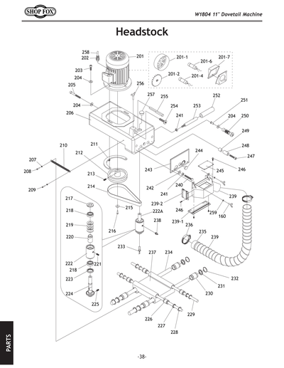 Part Diagram for W1804