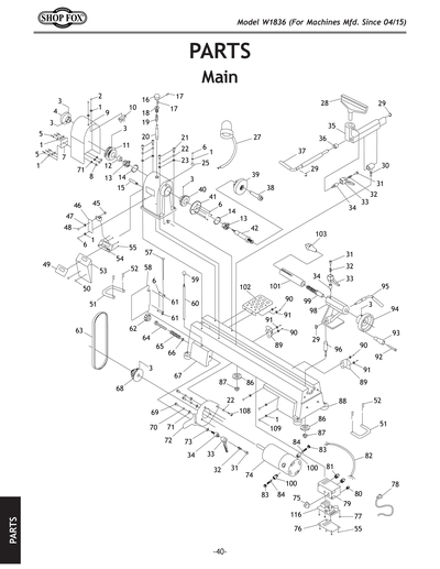 Part Diagram for W1836