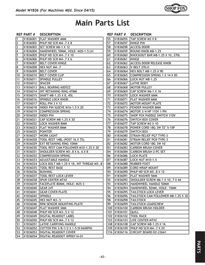 Part Diagram for W1836