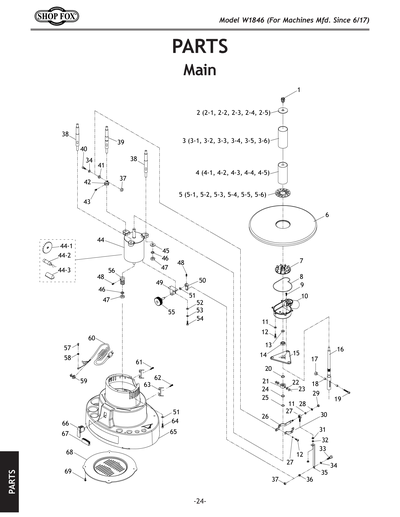 Part Diagram for W1846