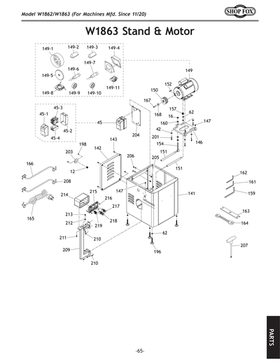 Part Diagram for W1862