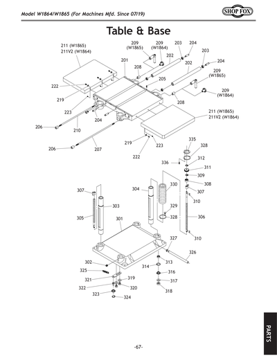 Part Diagram for W1864