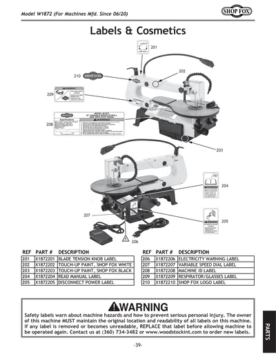 Part Diagram for W1872