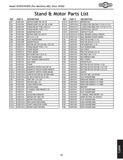 Part Diagram for W1873