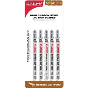 Reverse Teeth Jigsaw Blade, 5 Pk.